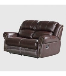 Nicholas Leather 3 Seater Incliner Recliner Couch