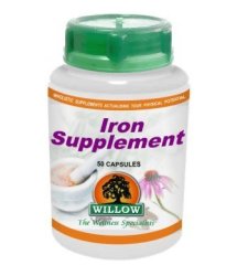 Willow - Iron Supplement 50 Capsules