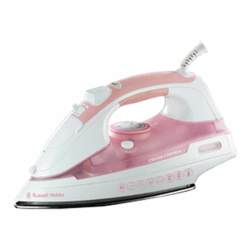 Russell Hobbs Rhi225 White And Pink Crease Control Steam Iron