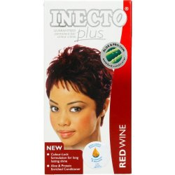 Inecto Plus Permanent Hair Colour Creme Red Wine