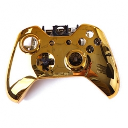 Xbox One Wireless Controller Shell Mirror Chrome Gold