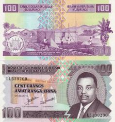 Do Not Pay - Burundi 100 Franc 2010 Unc