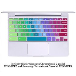 Samsung Chromebook Skin For Samsung Arm 11.6" Chromebook 2 XE500C12 Chromebook 3 XE500C13 11.6 Inch Chromebook Rainbow