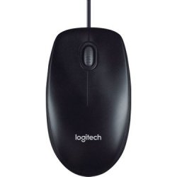 Logitech M100 Corded Mouse - Black