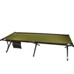 - Camping Bed Collapsible - Charcoal
