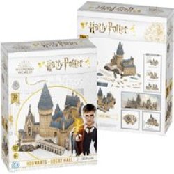 Wizarding World Harry Potter 3D Puzzle - Hogwarts Great Hall 187 Pieces 33CM