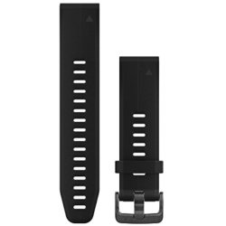 Garmin Black Large Quickfit 20MM Silicone Replacement Band