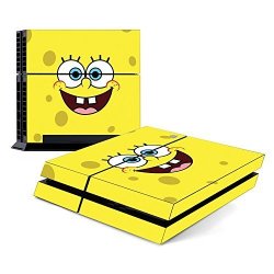 Decorative Video Game Skin Decal Cover Sticker For Sony Playstation 4 Console PS4 - Spongebob Squarepants