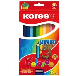 Kolores Jumbo 12 Colouring Pencils