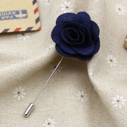 Gentleman Lapel Flower Daisy Handmade Brooch Pins For Men Suit
