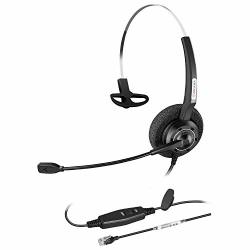 Arama Corded RJ9 Telephone Headset Cisco Phone Headset W noise Canceling MIC & Volume Mute Control Only For Cisco Ip Phones: 6941 7841 7942 7945 7960 7961 7962 7965 8841 8845 Etc A200CM