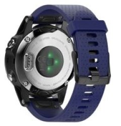 Silicone Band For Garmin Fenix 5S 5S Plus - Navy 20MM