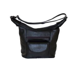 Adjustable Shoulder Straps Ladies Handbag Leather