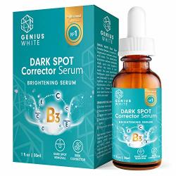 Genius Lightening Serum With Kojic Acid Dark Spot Corrector Remover For Face