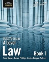 Wjec eduqas Law For A Level: Book 1 - Sara Davies Paperback