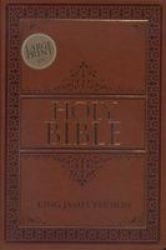 Kjv Holy Bible large Print Leather Fine Binding Large Print Ed