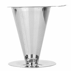 Stainless Steel Coffee Filter Pour Over Reusable Metal Tea Coffee Dripper Fine Mesh Strainer YJ-89A1