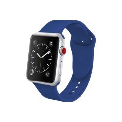 Blue 42MM S m Silicone Strap Compatible With Apple Watch