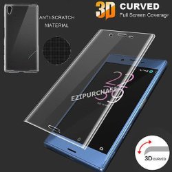 3D Curved Full Tempered Glass Film Screen Protector With Edge For Sony Xperia Xa Ultra Local Stock