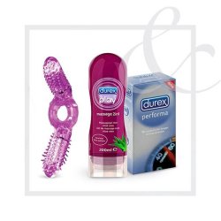 Screaming O Durex Performa Condoms + 2in1 Massage Gel + Propello 58e3fd5ba1069