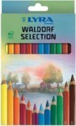 Super Ferby Waldorf Selection Coloured Pencils 12 Pack - Lacquered