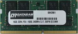 Dataram 16GB DDR4 PC4-2400 So Dimm Memory RAM Compatible With Lenovo Thinkpad T470