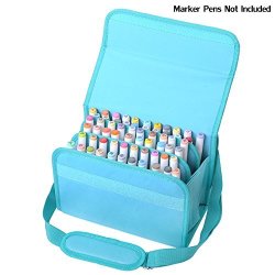 New Marker Pen Case Markers Carrying Bag 168 Slots Large Capacity