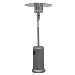 Alva Patio Heater - Powder Coated With A Segmented Pole New- Damaged Packaging
