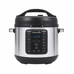 Crock-Pot 8-QUART Multi-use XL Express Crock Programmable Slow Cooker And Pressure Cooker With Manual Pressure Boil & Simmer Stainless Steel