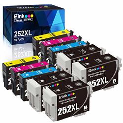 E-z Ink Tm Remanufactured Ink Cartridge Replacement For Epson 252XL 252 XL T252 T252XL120 To Use With Workforce WF-7110 WF-7710 WF-7720 WF-3640 WF-3620 4