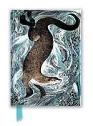 Angela Harding: Fishing Otter Foiled Journal Notebook Blank Book New Edition