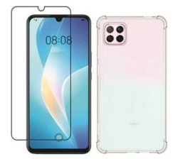 Huawei Nova Y60 Shockproof Cover And Tempered Glass Bundle