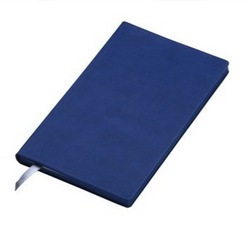 Adpel Colourplay Italian Pu Soft Leather Notebook Navy Blue