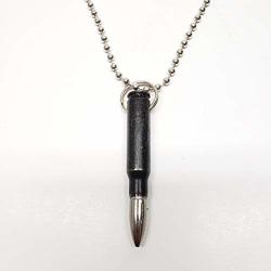 Cyber Gothic Factory Real .308 Caliber Bullet Necklace With 24