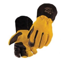Extra Large Grain Kidskin Foam Back Unlined Palm 2-Inch Cuff Steiner 0231-X Mega TIG Gloves