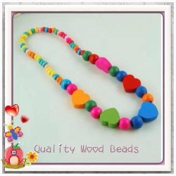 Jewels For Little Girls Luv..these Wood Beads Necklace & Bracelet Toddler young Girls Accessory