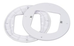 - Microchip Cat Flap Mounting Adaptor - White