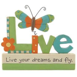 Live Your Dreams Butterfly Block