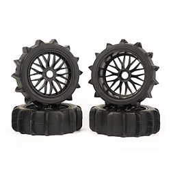 Hmme Rc Tires And Wheels Rc Car Parts 1 8 Off-road Short-course Truck Remote Control Model Cars Desert Tires Water Float sand snow Tire Wheel Wheels 17MM