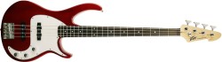 Milestone 4 Electric Bass Guitar - Trans Red