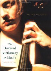 The Harvard Dictionary Of Music Harvard University Press Reference Library