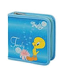 Tweety 40 Cd Wallet Colour:blue Retail Box No Warranty A stylish Accessory And Ideal Storage Solution With Cartoon Character Makes It Fun To Use For