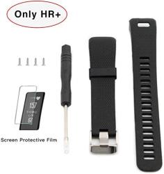 Allen Shopping Replacement Wristband Strap Accessory For Garmin Vivosmart Hr Plus Hr+ With Tool And Screw No Tracker Replacement Bands Only Black
