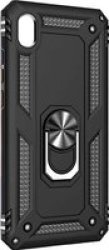 Shockproof Armor Stand Case For Samsung Galaxy A10 SM-A105F Black