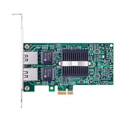 Gigabit 1G Ethernet Converged Network Adapter Nic Compatible INTEL82576 Dual RJ45 Port PCI Express 2.0 X 1