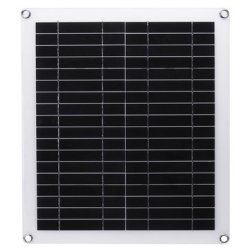 Portable 20W Solar Panel Kit Dual USB Polycrystalline Silicon Cell Solar Panel