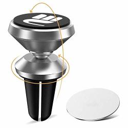 Strong Magnet Air Vent Car Cell Phone Holder Universal Magnetic Car Mount 360 Rotating Swivel Pivoting Magnetic Technology Never Sag Compatible With Iphone Samsung