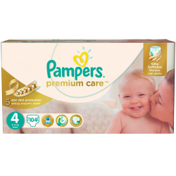 Pampers Premium Care Maxi 104 Nappies Size 4 Mega Pack