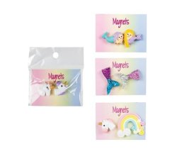 Magnet Mermaid unicorn MINI 4 Pack