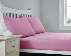 Fitted Sheet - Pink Double
